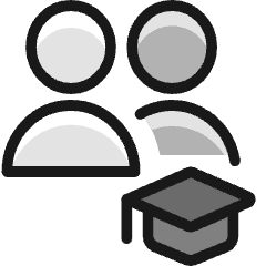 Multiple Actions Graduate_1 Icon from Ultimate Colors Set