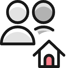 Multiple Actions Home_1 Icon from Ultimate Colors Set