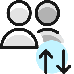 Multiple Actions Up Down_1 Icon from Ultimate Colors Set