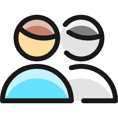 Multiple Man Icon from Ultimate Colors Set