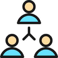 Multiple Users 3 Icon from Ultimate Colors Set