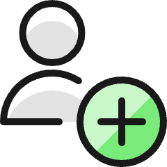 Single Neutral Actions Add_1 Icon from Ultimate Colors Set