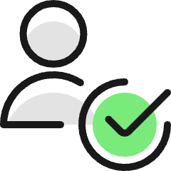 Single Neutral Actions Check 2_1 Icon from Ultimate Colors Set