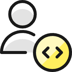 Single Neutral Actions Coding_1 Icon from Ultimate Colors Set