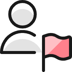 Single Neutral Actions Flag_1 Icon from Ultimate Colors Set