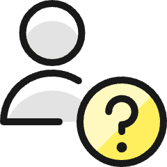 Single Neutral Actions Question_1 Icon from Ultimate Colors Set