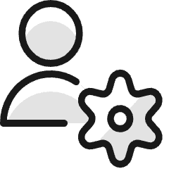Single Neutral Actions Setting_1 Icon from Ultimate Colors Set