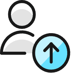 Single Neutral Actions Upload_1 Icon from Ultimate Colors Set