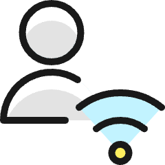 Single Neutral Actions Wifi_1 Icon from Ultimate Colors Set