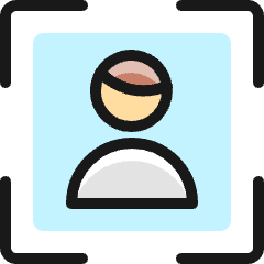 Single Man Focus Icon from Ultimate Colors Set