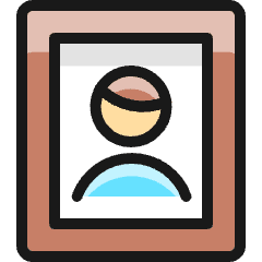 Single Man Profile Picture Icon from Ultimate Colors Set
