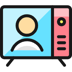 Single Neutral Vintage Tv Icon from Ultimate Colors Set