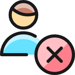 Single Man Actions Remove_1 Icon from Ultimate Colors Set