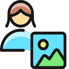 Single Woman Actions Image_1 Icon from Ultimate Colors Set