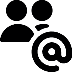 Multiple Actions Address Icon from Ultimate Bold Set