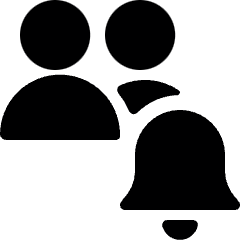 Multiple Actions Alarm Icon from Ultimate Bold Set