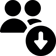 Multiple Actions Download Icon from Ultimate Bold Set