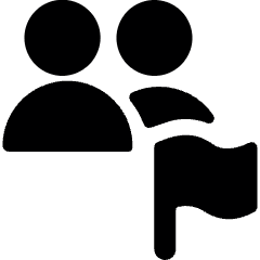 Multiple Actions Flag Icon from Ultimate Bold Set