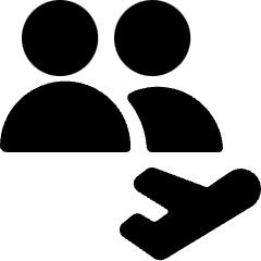 Multiple Actions Flight Icon from Ultimate Bold Set