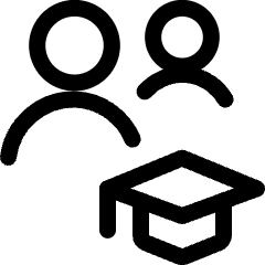 Multiple Actions Graduate Icon from Ultimate Regular Set