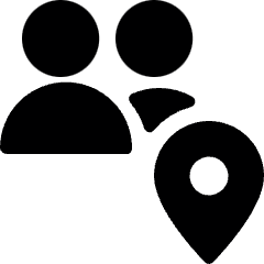 Multiple Actions Location Icon from Ultimate Bold Set