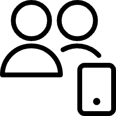 Multiple Actions Mobilephone Icon from Ultimate Light Set