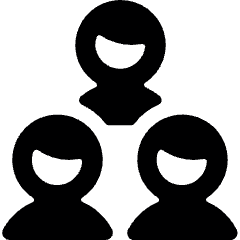 Multiple Users 1 Icon from Ultimate Bold Set