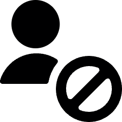 Single Neutral Actions Block Icon from Ultimate Bold Set