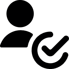 Single Neutral Actions Check 2 Icon from Ultimate Bold Set