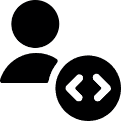 Single Neutral Actions Coding Icon from Ultimate Bold Set
