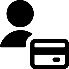 Single Neutral Actions Credit Card Icon from Ultimate Bold Set