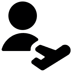 Single Neutral Actions Flight Icon from Ultimate Bold Set