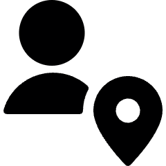 Single Neutral Actions Location Icon from Ultimate Bold Set