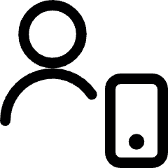 Single Neutral Actions Mobilephone Icon from Ultimate Regular Set
