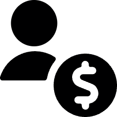 Single Neutral Actions Money Icon from Ultimate Bold Set