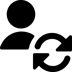 Single Neutral Actions Refresh Icon from Ultimate Bold Set