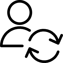 Single Neutral Actions Refresh Icon from Ultimate Light Set