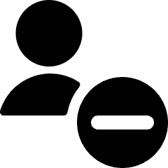 Single Neutral Actions Subtract Icon from Ultimate Bold Set