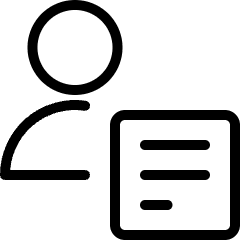 Single Neutral Actions Text Icon from Ultimate Light Set