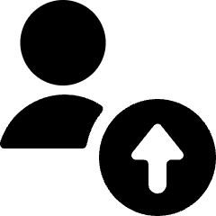 Single Neutral Actions Upload Icon from Ultimate Bold Set