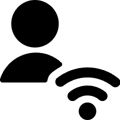 Single Neutral Actions Wifi Icon from Ultimate Bold Set