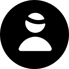 Single Man Circle Icon from Ultimate Bold Set