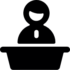 Single Man Podium Icon from Ultimate Bold Set