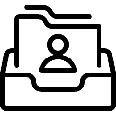 Single Neutral Folder Box Icon from Ultimate Light Set