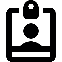 Single Neutral Id Card 2 Icon from Ultimate Bold Set