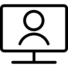 Single Neutral Monitor Icon from Ultimate Light Set