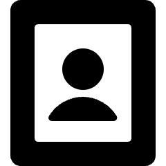 Single Neutral Profile Picture Icon from Ultimate Bold Set