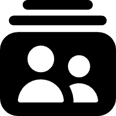 User Family Profile Stacking Icon from Ultimate Bold Set