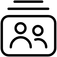 User Family Profile Stacking Icon from Ultimate Light Set