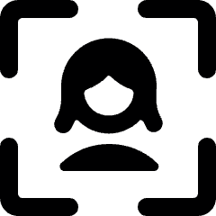 Single Woman Focus Icon from Ultimate Bold Set